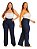 Calça Plus Size Feminina Wide Leg Confortável Basica46 Ao 60 - Imagem 5