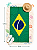 Toalha de Praia Brasil 70 x 140 cm – Algodão e Poliéster - Imagem 3