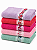 Kit 5 Toalhas de Banho Floral 70 x 120 cm 100% Algodão - Imagem 1