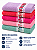Kit 5 Toalhas de Banho Floral 70 x 120 cm 100% Algodão - Imagem 3