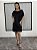 Vestido Drapeado Costas - PRETO - Imagem 2