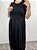 Vestido Franzido Laterais - PRETO - Imagem 2