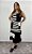 Vestido Patchwork - LISTRA PRETO/BRANCO - Imagem 5