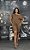 Vestido Drapeado Costas - MARRON - Imagem 3