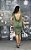Vestido Drapeado Costas - VERDE EXERCITO - Imagem 3