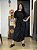 Vestido Amarrações Poá - PRETO - Imagem 2