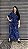 Vestido Amarrações Signos - AZUL MARINHO - Imagem 2