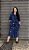 Vestido Pregas Signos - AZUL MARINHO - Imagem 3