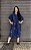Vestido Pregas Signos - AZUL MARINHO - Imagem 2