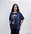 Blusa Quadrada Gato Lua - AZUL MARINHO - Imagem 1