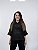Blusa Capuz Tricot - PRETO - Imagem 1