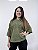 Blusa Capuz Tricot - VERDE EXERCITO - Imagem 1