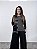 Blusa Dupla Bolso Listras - PRETO/CINZA - Imagem 4