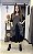 Vestido Nesga Listras - PRETO/CINZA - Imagem 3