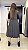 Vestido Nesga Listras - PRETO/CINZA - Imagem 5