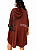 Camisão Capuz Borboletas - MARRON - Imagem 1