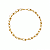 Colar Dourado Chocker Corrente Elos Largos - Imagem 1