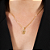 Colar Dourado Filha com Zircônia - Imagem 2