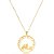 Colar Personalizado Hakuna Matata Folheado Em Ouro 18k - Imagem 1