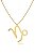 Colar Personalizado Signo De Capricórnio Folheado Em Ouro 18k - Imagem 1