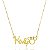 Colar Personalizado Com Nome Mickey E Minnie Folheado Em Ouro 18k - Imagem 2