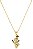Colar Personalizado Olaf Frozen Folheado Em Ouro 18k - Imagem 1