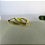 Brinco Triangular Médio Com Zircônia Banhado Em Ouro 18k - Imagem 3