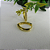 Brinco Triangular Médio Com Zircônia Banhado Em Ouro 18k - Imagem 6