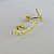 Brinco Ear Cuff Estrelas Pequenas Banhado Em Ouro 18k - Imagem 6