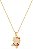 Colar Personalizado Hello Kitty Folheado Em Ouro 18k - Imagem 1