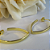 Brinco Argola Oval Banhado Em Ouro 18k - Imagem 5