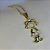 Colar Com Pingente De Menina Banhado Em Ouro 18k - Imagem 5
