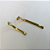 Brinco De Fita Com Zircônia Banhado Em Ouro 18k - Imagem 5