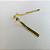 Brinco De Fita Com Zircônia Banhado Em Ouro 18k - Imagem 4