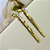 Brinco De Fita Com Zircônia Banhado Em Ouro 18k - Imagem 7