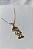 Colar Com Pingente De Menino Banhado Em Ouro 18k - Imagem 2
