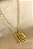 Colar Corrente Cartie Com Pingente De Cadeado Banhado Em Ouro 18k - Imagem 2