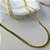 Colar Duplo Com Correntes Grossas Banhado Em Ouro 18k - Imagem 7