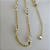 Colar Com Corrente De Mini Pérolas Banhado Em Ouro 18k - Imagem 6