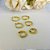 Trio De Brincos De Argolinha Fino Banhado Em Ouro 18k - Imagem 3