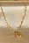 Colar  Corrente Cartier Pingente Cadeado Banhado Em Ouro 18k - Imagem 2