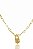 Colar  Corrente Cartier Pingente Cadeado Banhado Em Ouro 18k - Imagem 3
