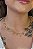 Colar Com Corrente Com Mini Flores Banhado Em Ouro 18k - Imagem 1