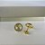 Brinco Mini Zircônias De Nossa Senhora Banhado Em Ouro 18k - Imagem 4