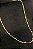 Colar De Corrente Com Bolinhas Douradas Banhado Em Ouro 18k - Imagem 2