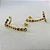 Brinco Ear Cuff Com Piercing Fake E Zircônias Colorida Banhado Em Ouro 18k - Imagem 6