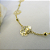 Colar Longo Com Bolinha E Flor Banhado Em Ouro 18k - Imagem 5