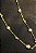 Colar Com Pérolas De Coração Banhado Em Ouro 18k - Imagem 2
