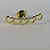 Brinco Ear Cuff Mini Corações Vazados Banhado Em Ouro 18k - Imagem 3
