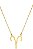 Colar Personalizado Signo De áries Folheado Em Ouro 18k - Imagem 1